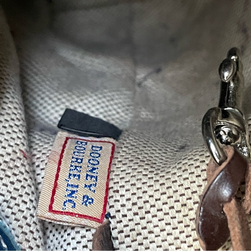 Dooney & Bourke Blue Leather Crossbody Bag - Picture 8 of 8